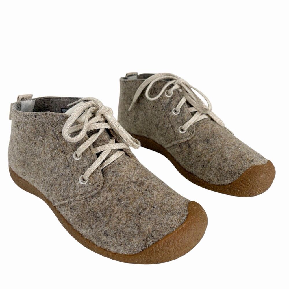 Keen Mosey Chukka Boot Women Size 8 Shoes Wool Beige Brown Tie Sneakers Women 11